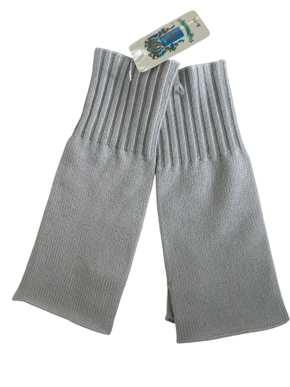 Portolano Extra Fine Italian Merino Wool Fingerless Arm Warmers Gloves NWT